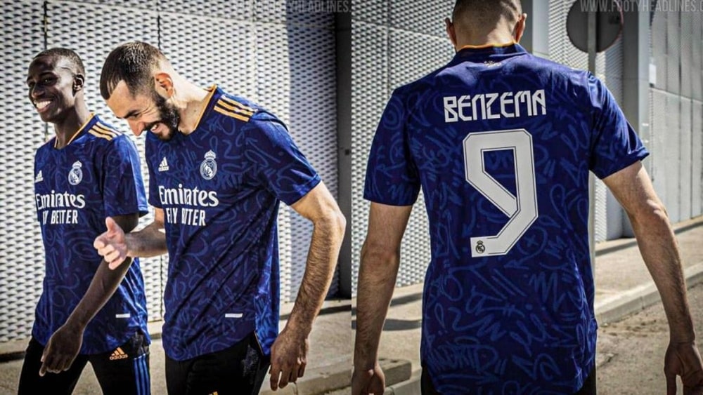 Segunda camiseta del Real Madrid 2021-22